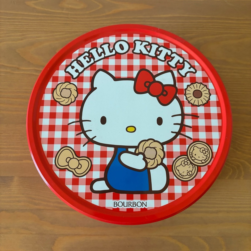 Sanrio Hello Kitty Bourbon Cookies Empty Tin